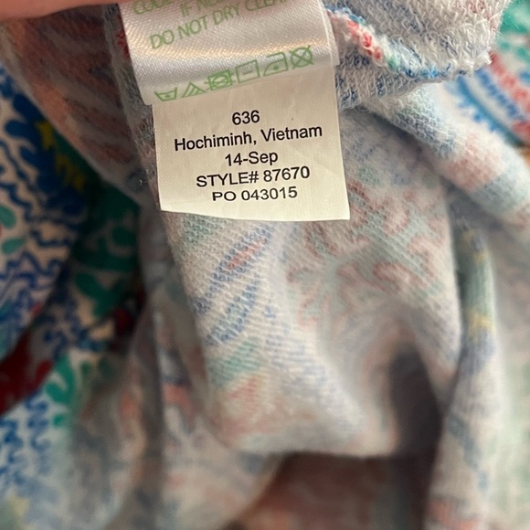 Lilly Pulitzer Odette Tunic Let Minnow - Picture 11 of 11